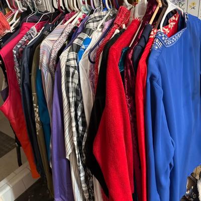 Sale Photo Thumbnail #139: Women’s Clothing, sweaters. blouses and shoes