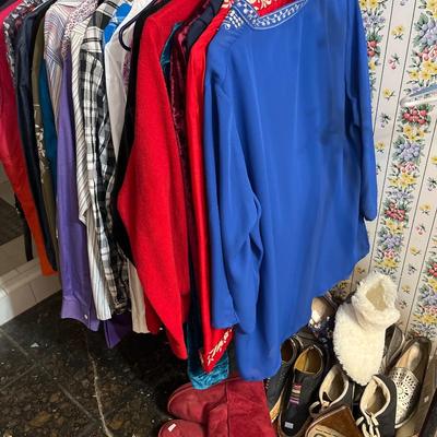 Sale Photo Thumbnail #137: Women’s Clothing, sweaters. blouses and shoes
