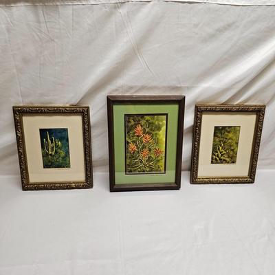 Three Ann Sproul Original Signed Watercolors (B2-JS)
