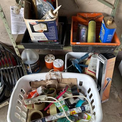 Sale Photo Thumbnail #183: Misc Garage, Painting, racks, and more.