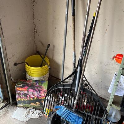 Sale Photo Thumbnail #185: Misc Garage, Painting, racks, and more.