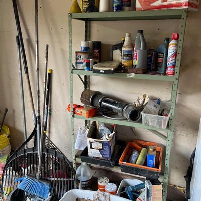 Sale Photo Thumbnail #182: Misc Garage, Painting, racks, and more.