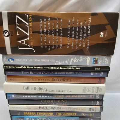 Collection of Concert & Music DVD's and BLU RAY'S (B2-JS)