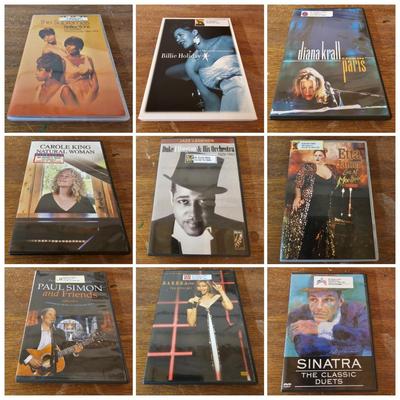 Collection of Concert & Music DVD's and BLU RAY'S (B2-JS)