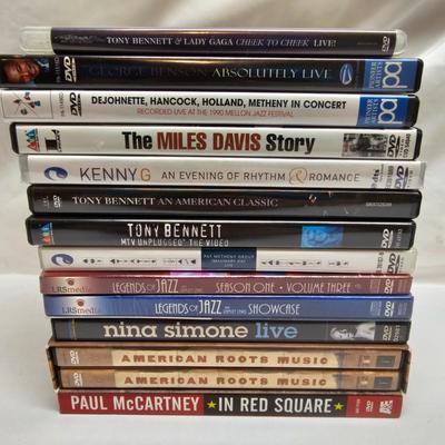 Collection of Concert & Music DVD's and BLU RAY'S (B2-JS)