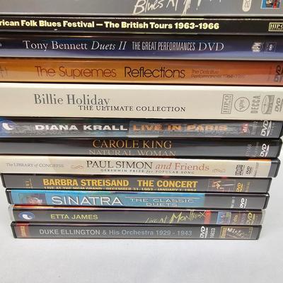 Collection of Concert & Music DVD's and BLU RAY'S (B2-JS)