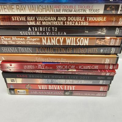 Collection of Concert & Music DVD's and BLU RAY'S (B2-JS)