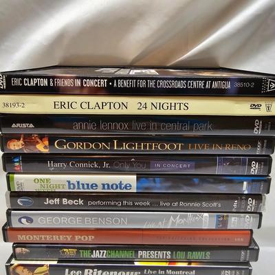 Collection of Concert & Music DVD's and BLU RAY'S (B2-JS)