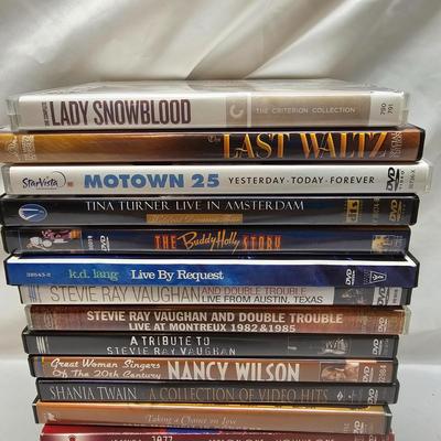 Collection of Concert & Music DVD's and BLU RAY'S (B2-JS)