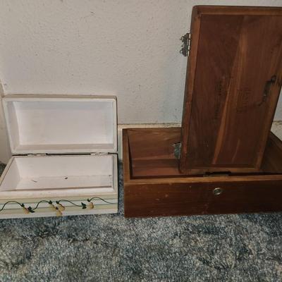 Wooden boxes