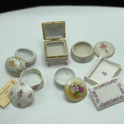 Limoges, Lenox, Wedgwood & MOMA : 40+ Porcelain Boxes (B3-SS)