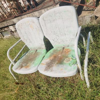 Vintage Metal Glider