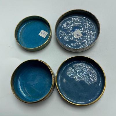 Cloisonné Pill & Trinket Boxes (B3-SS)