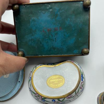 Cloisonné Pill & Trinket Boxes (B3-SS)