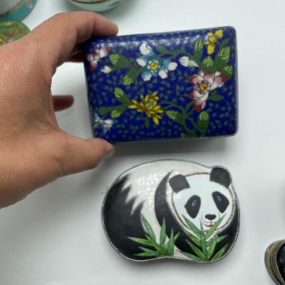 Cloisonné Pill & Trinket Boxes (B3-SS)