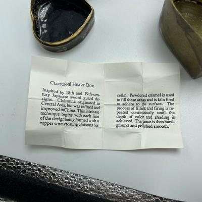 Cloisonné Pill & Trinket Boxes (B3-SS)