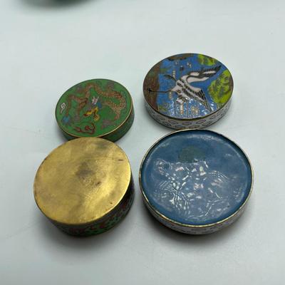 Cloisonné Pill & Trinket Boxes (B3-SS)