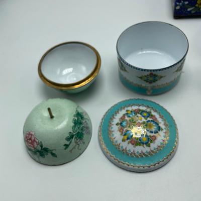 Cloisonné Pill & Trinket Boxes (B3-SS)
