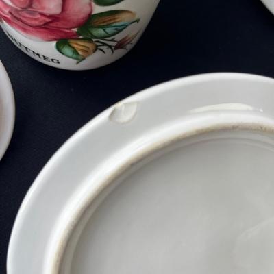 Lot 1 Lefton American Rose 4 Canister set