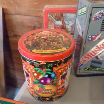 Collection of Storage Tins- Some Vintage (#1)