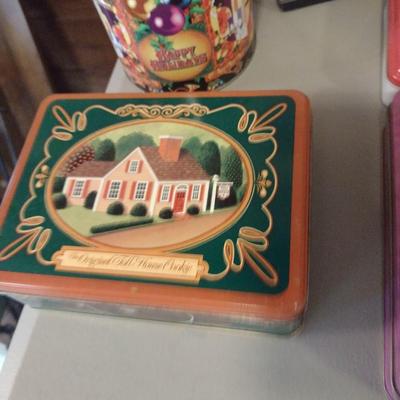 Collection of Storage Tins- Some Vintage (#1)