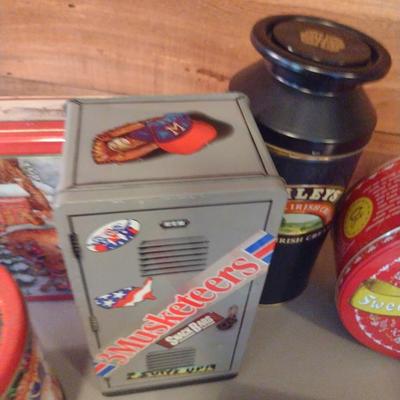 Collection of Storage Tins- Some Vintage (#1)