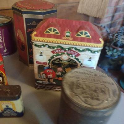 Collection of Storage Tins- Some Vintage (#2)