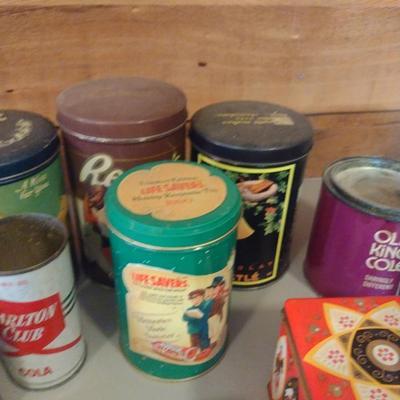 Collection of Storage Tins- Some Vintage (#2)