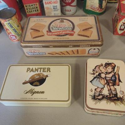 Collection of Storage Tins- Some Vintage (#2)