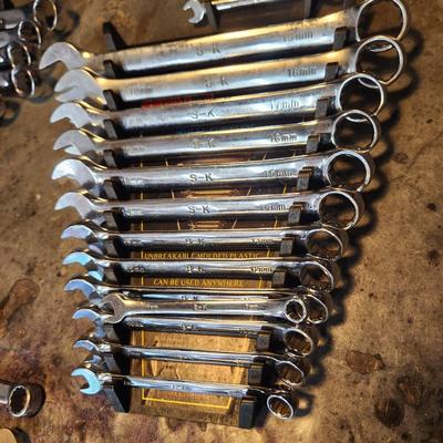 Large Lot of S-K Snap on Wrenches + Others. S-K 887xx 883xx 882xx 886xx
