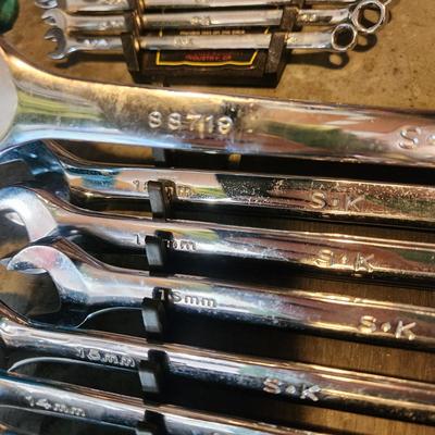 Large Lot of S-K Snap on Wrenches + Others. S-K 887xx 883xx 882xx 886xx