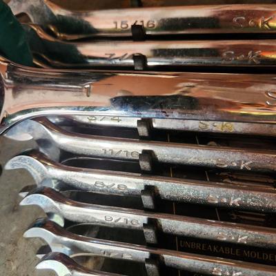 Large Lot of S-K Snap on Wrenches + Others. S-K 887xx 883xx 882xx 886xx