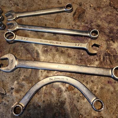 Large Lot of S-K Snap on Wrenches + Others. S-K 887xx 883xx 882xx 886xx
