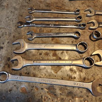 Large Lot of S-K Snap on Wrenches + Others. S-K 887xx 883xx 882xx 886xx
