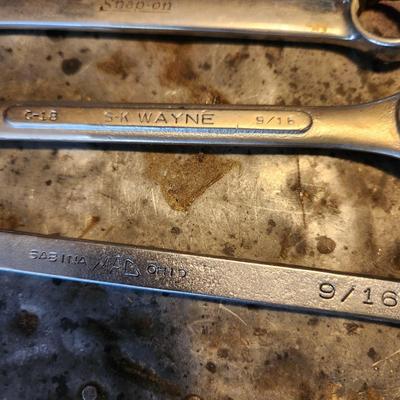 Large Lot of S-K Snap on Wrenches + Others. S-K 887xx 883xx 882xx 886xx