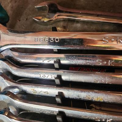 Large Lot of S-K Snap on Wrenches + Others. S-K 887xx 883xx 882xx 886xx