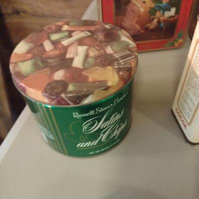 Collection of Storage Tins- Some Vintage (#3)
