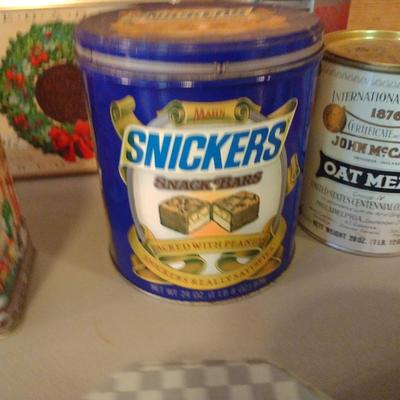 Collection of Storage Tins- Some Vintage (#3)