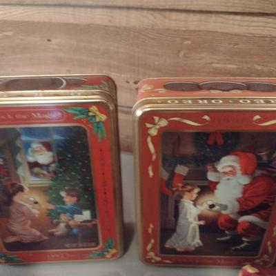 Collection of Storage Tins- Some Vintage (#3)