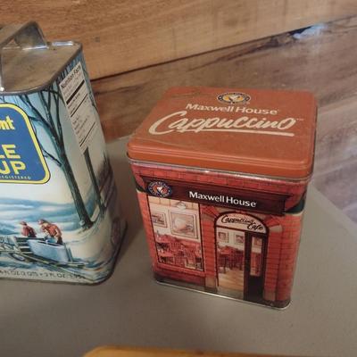 Collection of Storage Tins- Some Vintage (#4)