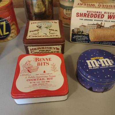 Collection of Storage Tins- Some Vintage (#4)
