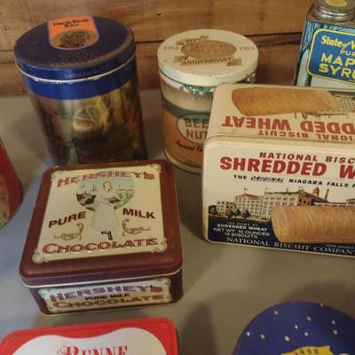 Collection of Storage Tins- Some Vintage (#4)
