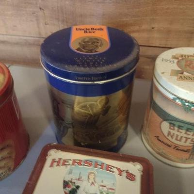 Collection of Storage Tins- Some Vintage (#4)