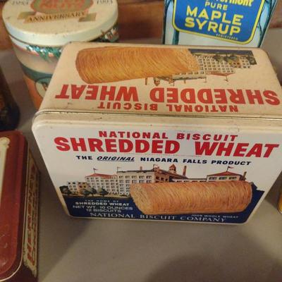 Collection of Storage Tins- Some Vintage (#4)