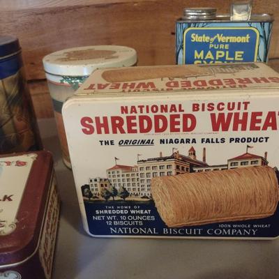 Collection of Storage Tins- Some Vintage (#4)