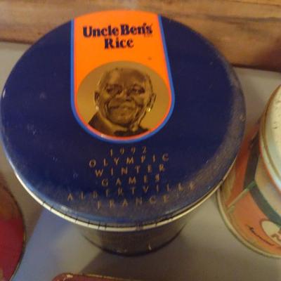 Collection of Storage Tins- Some Vintage (#4)