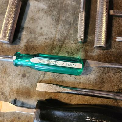 Lot of Snap on & S-K Screw Drivers, Ratchets , SK 3870