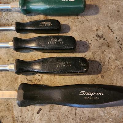 Lot of Snap on & S-K Screw Drivers, Ratchets , SK 3870