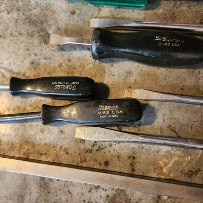 Lot of Snap on & S-K Screw Drivers, Ratchets , SK 3870