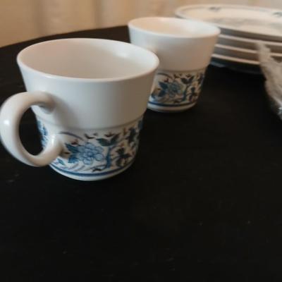 Noritake Progression China - Blue Moon - serving pieces for 4